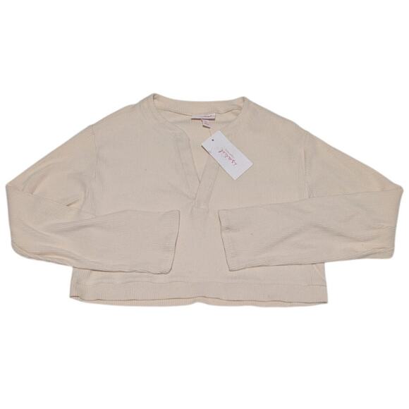 Beige Women's Cropped Sweater Size M - Picture 1 of 5